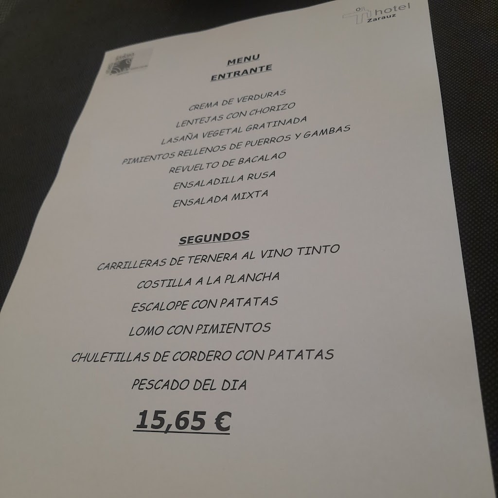 Restaurante Santa Barbara — Carta