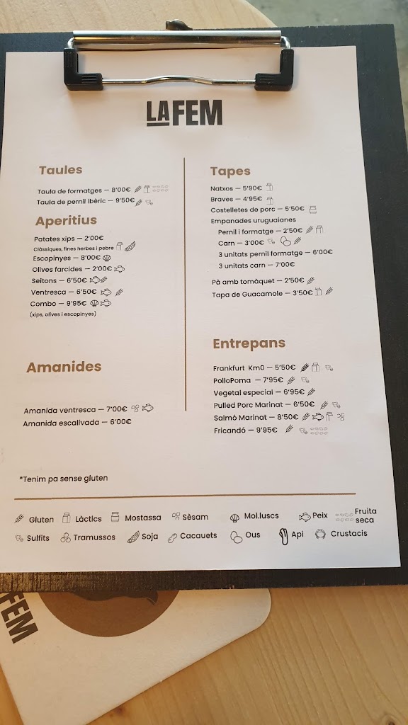La Fem — Carta