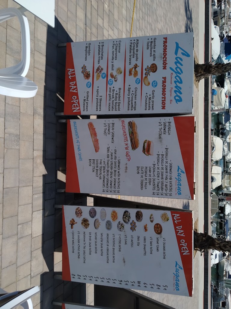 Restaurante Lugano | Santa Pola — Carta
