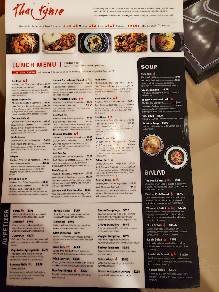 Thai Tyme ( Manassas )