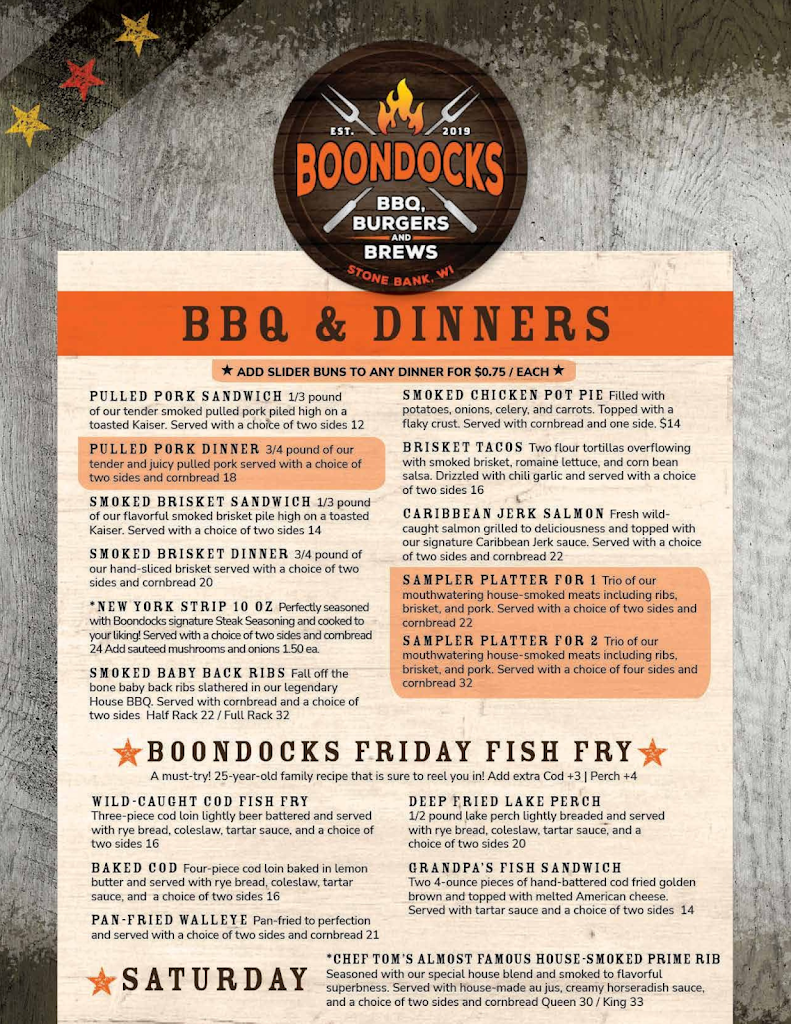  Boondocks BBQ Restaurant & Market