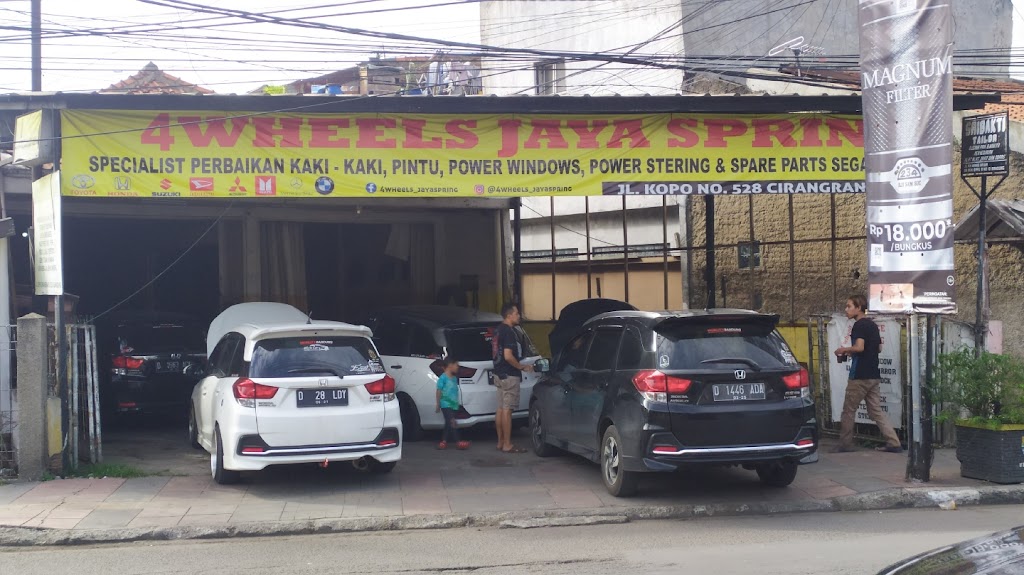 4 Wheels Jaya Spring - Bengkel Kaki-Kaki Mobil, PowerSteering dan Service Pintu