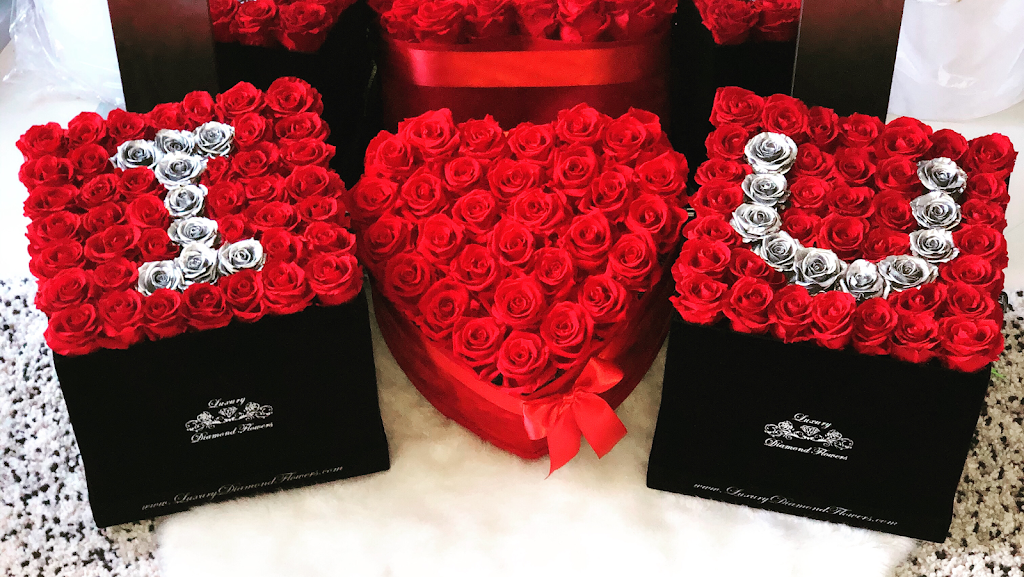 LUXURY DIAMOND FLOWERS