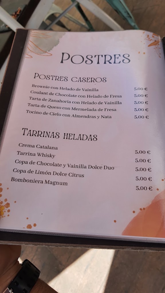 La Enamora Braseria — Carta