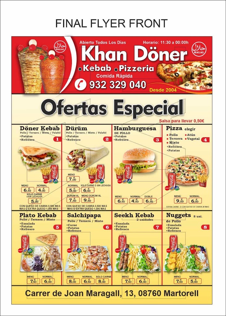 Khan Doner — Carta