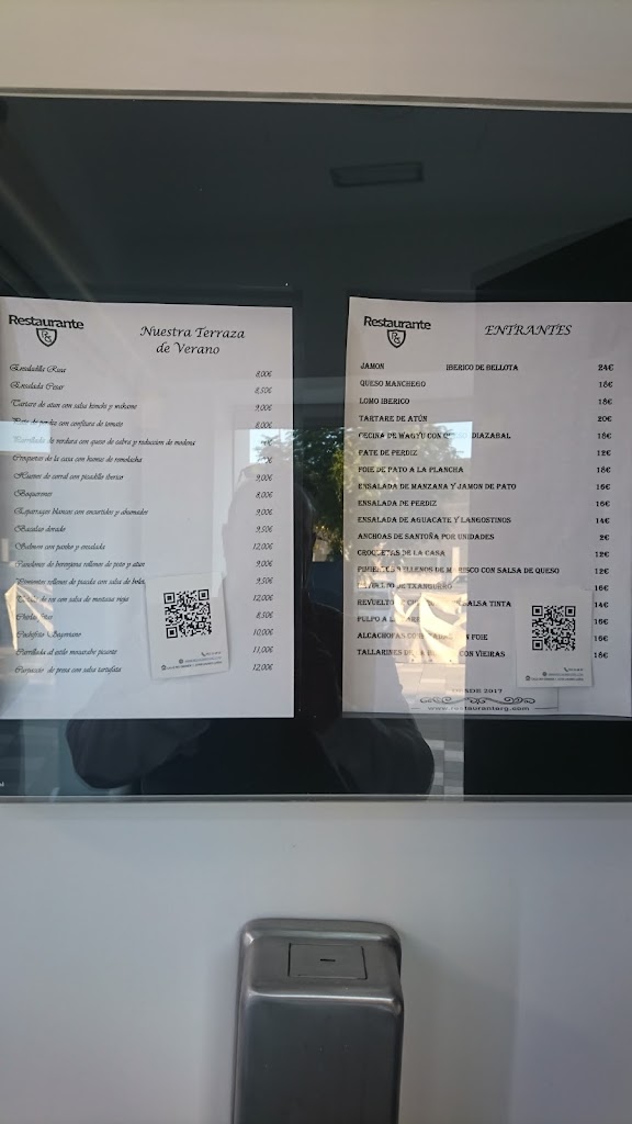 Restaurante Rio Grande — Carta