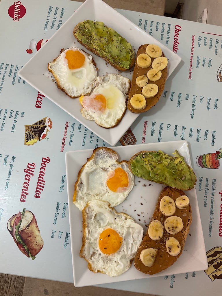 Delicies Creperia Cornella — Carta