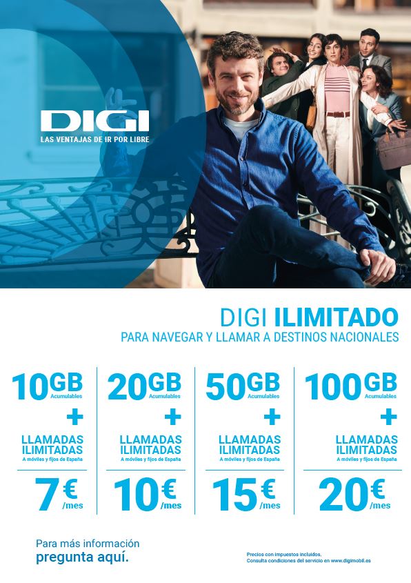 DIGI mobil Distribuidor Oficial en Vilagarcia de Arousa