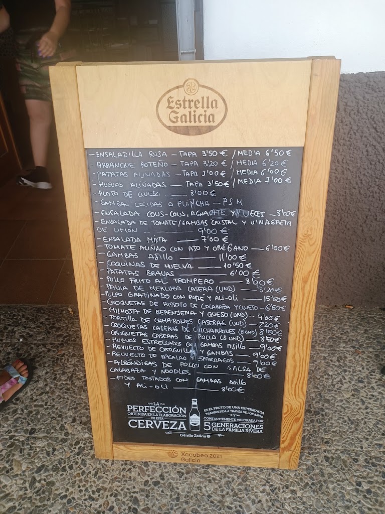 Bodegon El Trompero — Carta