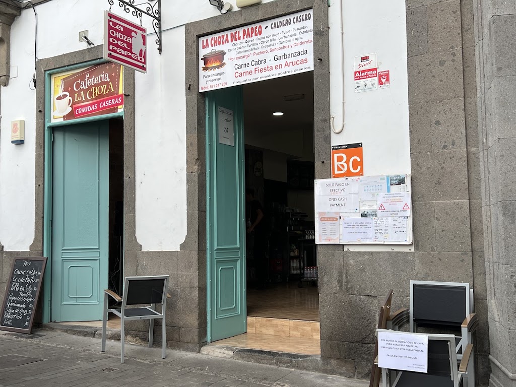 La Choza del Papeo — Carta