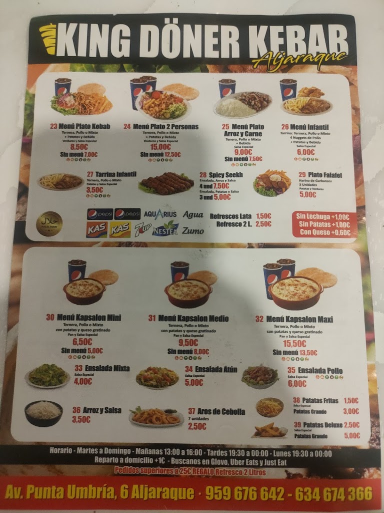 King doner kebab — Carta