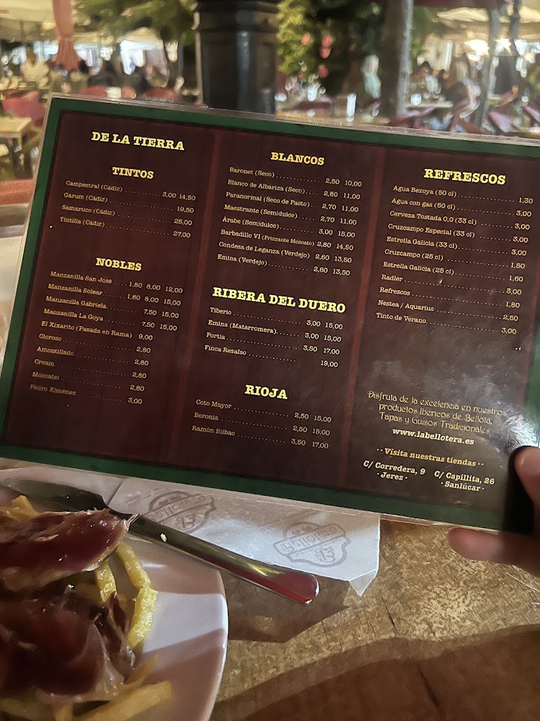 LA BELLOTERA CABILDO — Carta