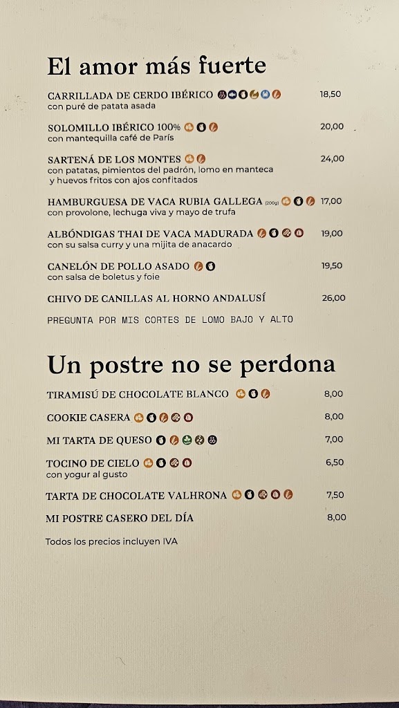 Bendita Katalina — Carta