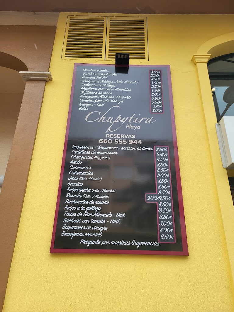 Chupa y tirA — Carta