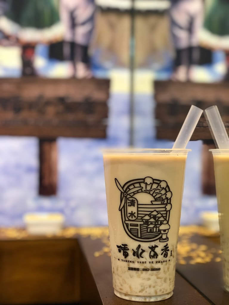 清水茶香外送台中北屯昌平店- 台中知名飲料必喝綠豆沙手搖飲桶裝茶｜昌平路美食｜潭子飲料｜中科飲料外送茶 的照片