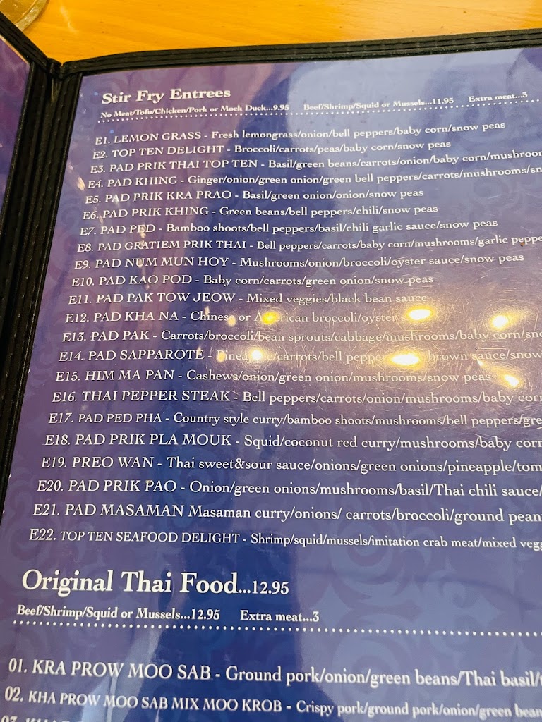 Thai Top Ten