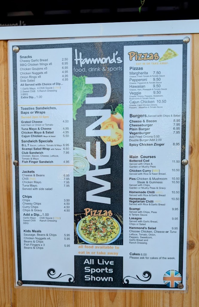 Hammond's — Carta