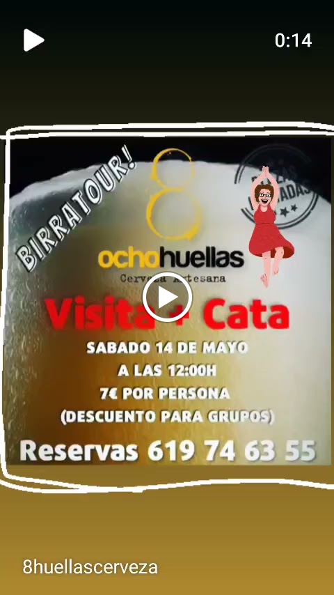 8 Huellas Cerveza Artesana — Carta