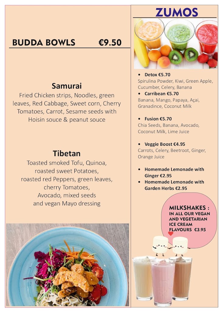ZI-GO Restaurante Cafeteria — Carta