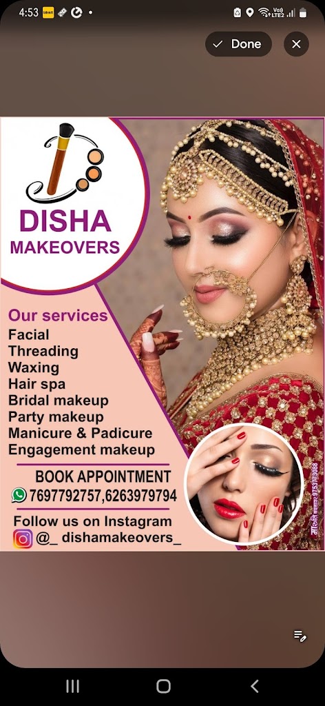 Disha Makeovers Beauty Parlour