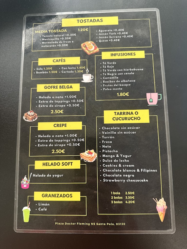 Llooly Santa Pola — Carta