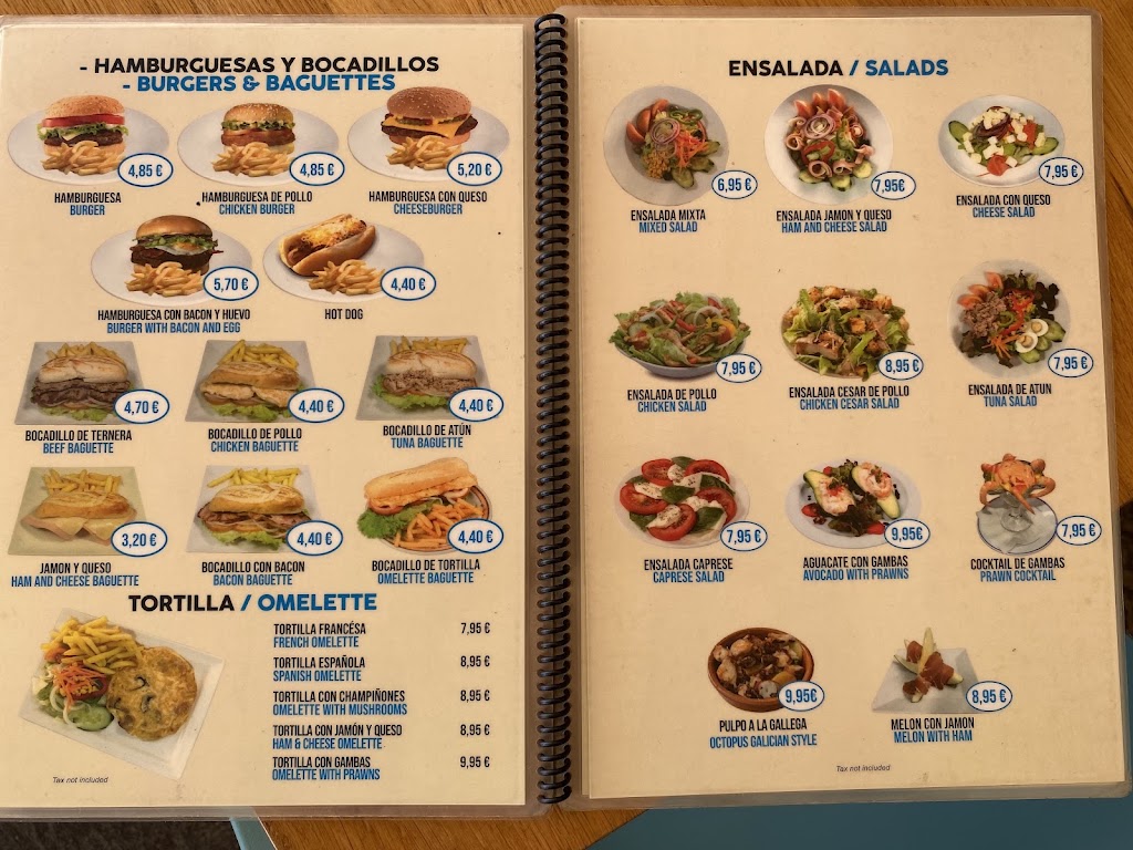 Restaurante Miami Beach — Carta