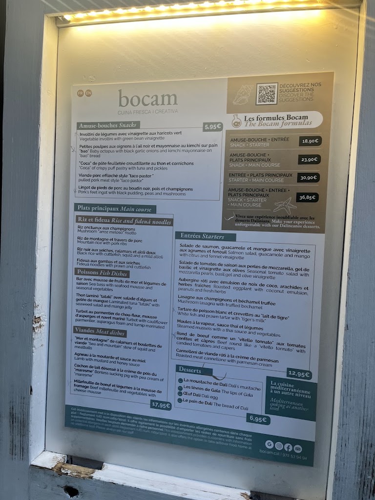 Bocam — Carta