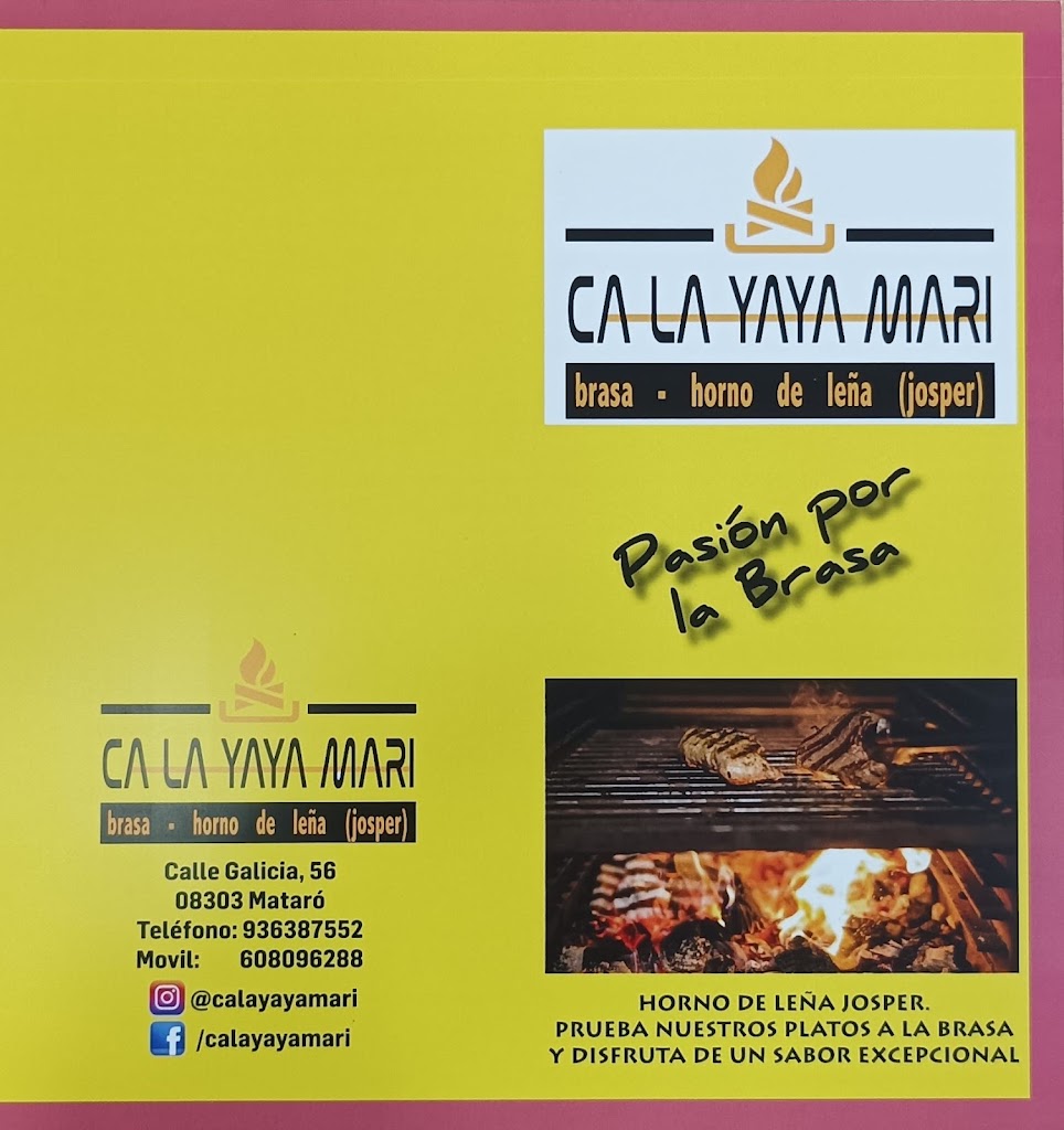 Ca La Yaya Mari — Carta