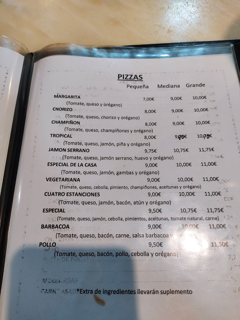 O'adro — Carta
