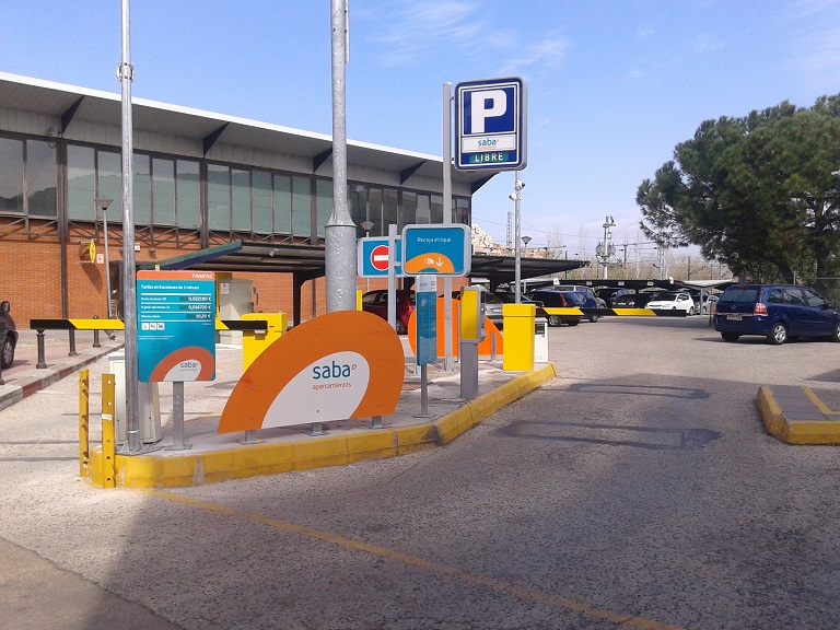 Parking Saba Estacion Tren Puertollano — Signo