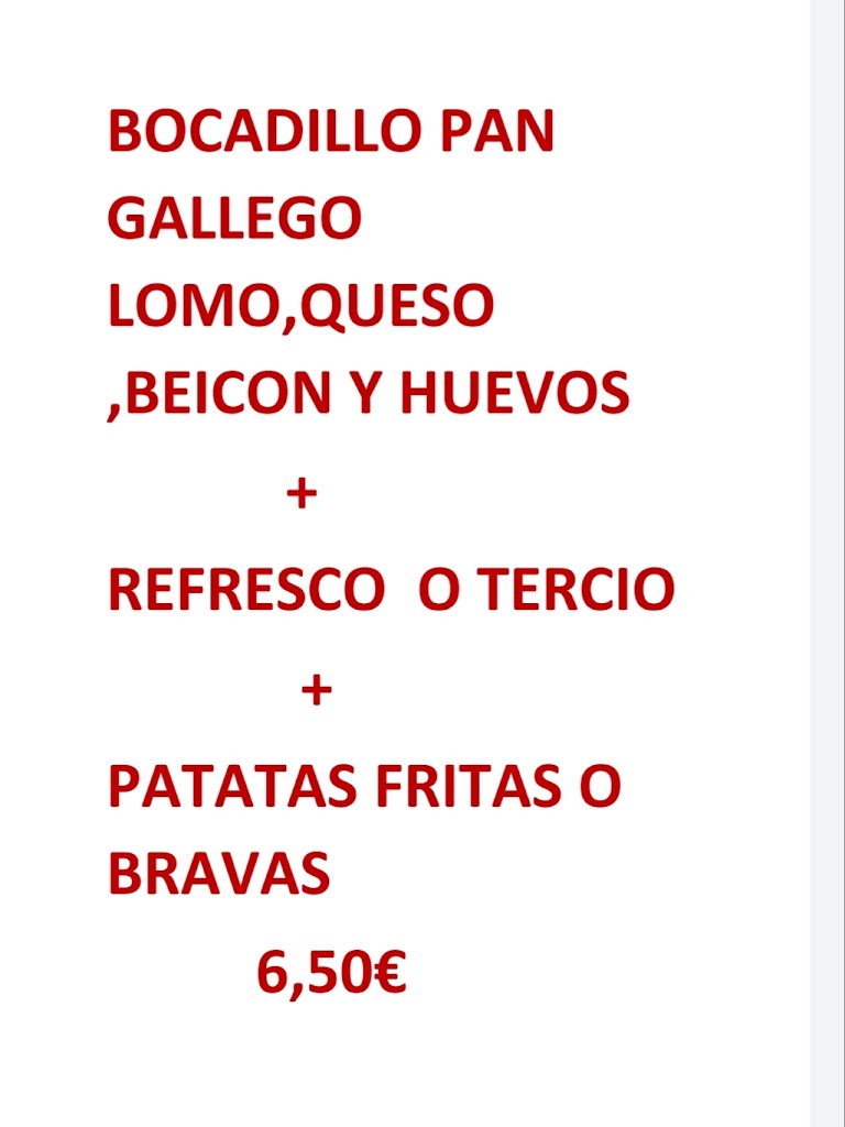 Cerveceria torino — Carta