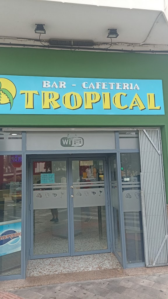 Bar cafeteria tropical