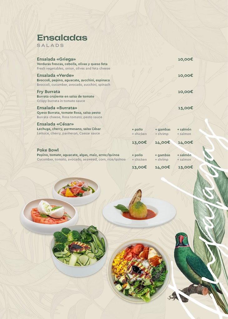 Carmen's Cafe — Carta