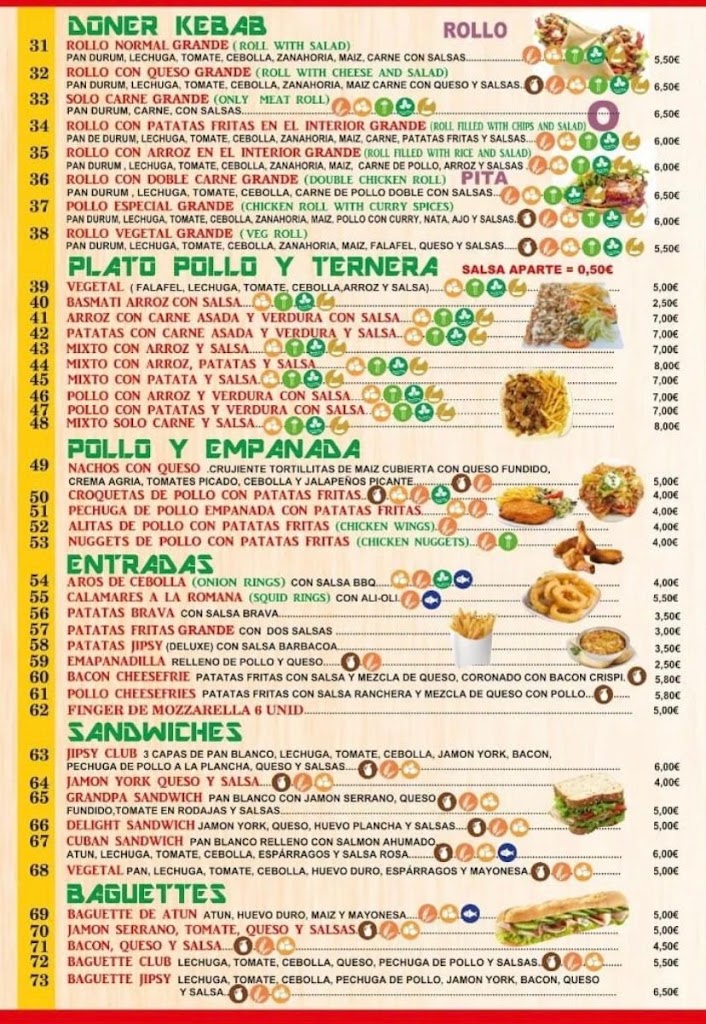 Pizza 94 — Carta