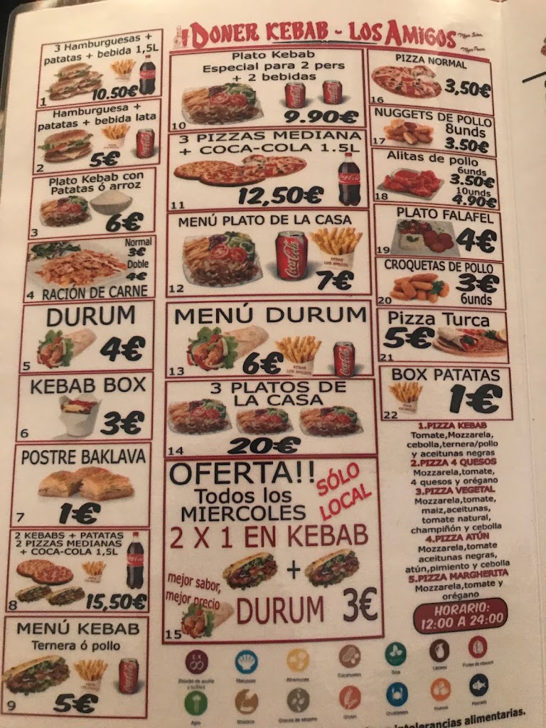 TELE KEBAB - LOS AMIGOS — Comida reconfortante