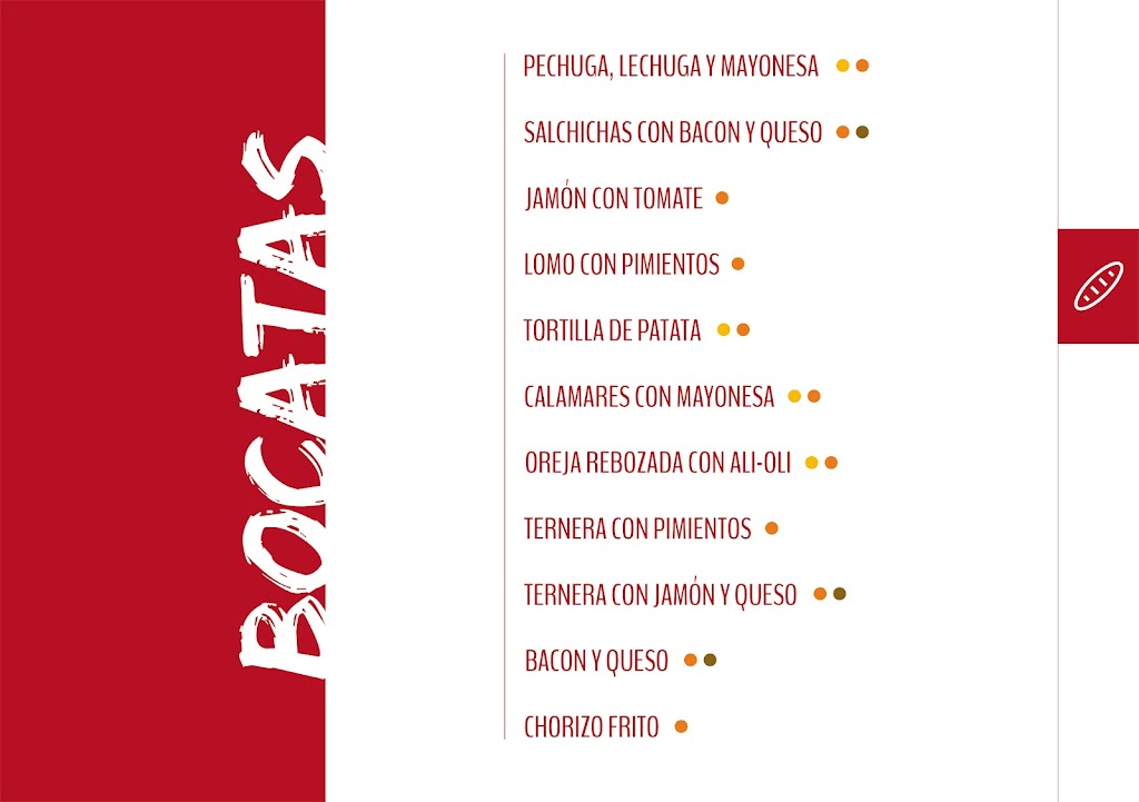 Redburger Hamburgueseria — Carta