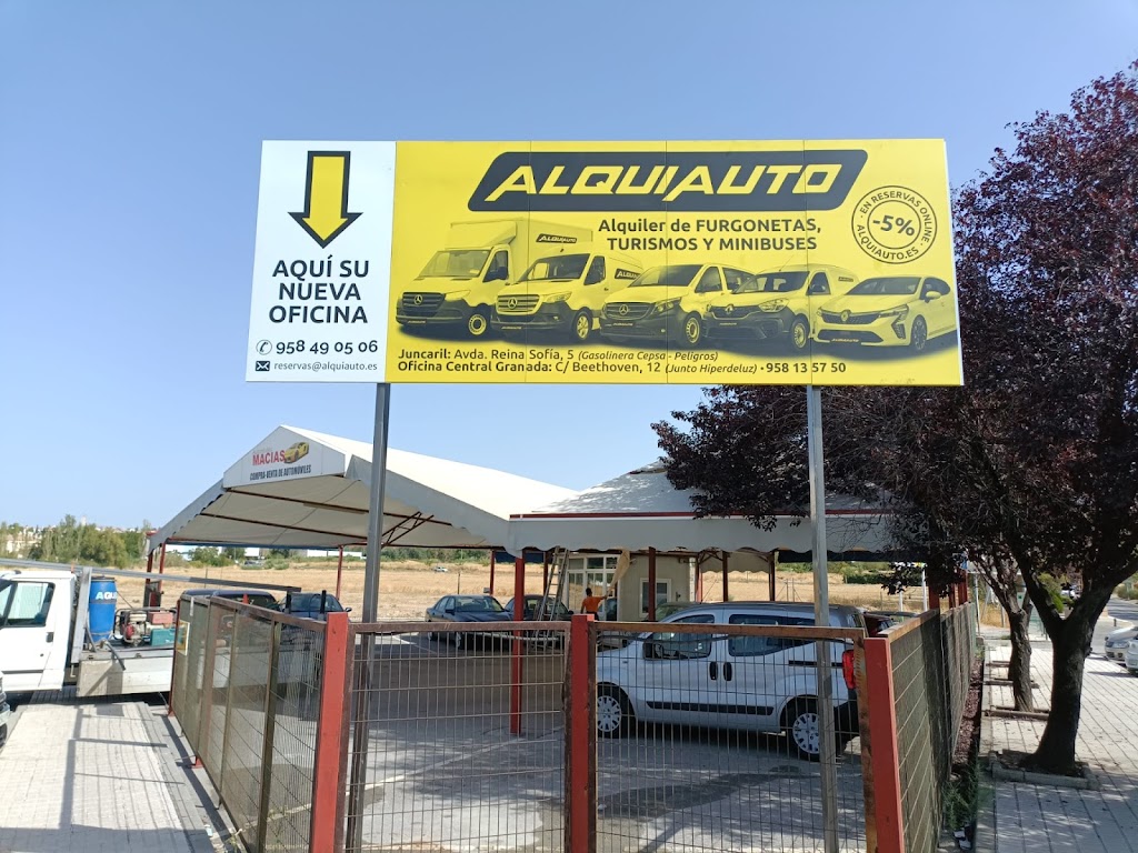Alquiauto Oficina entrada Juncaril - Peligros