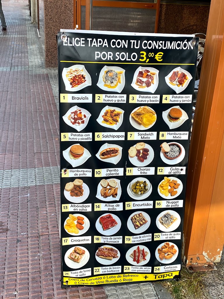 Cafeteria Los Angeles — Carta