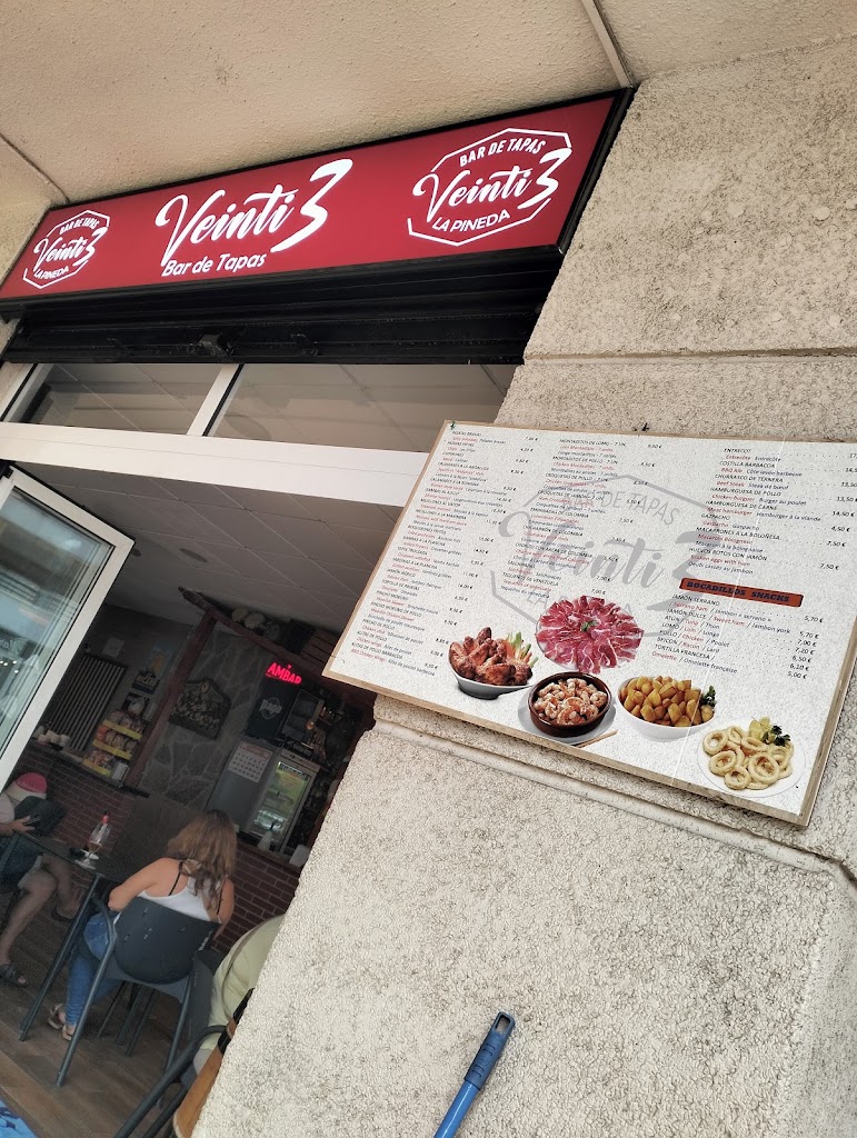 VEINTI 3 - Bar De Tapas — Carta