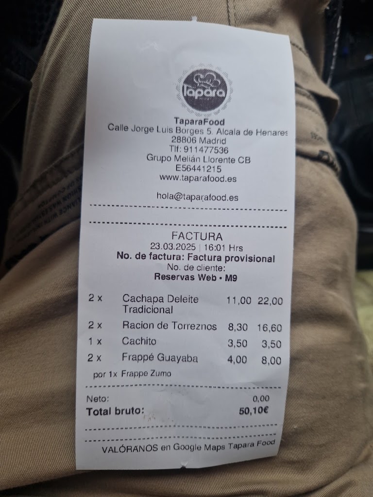 Tapara Food — Mas recientes