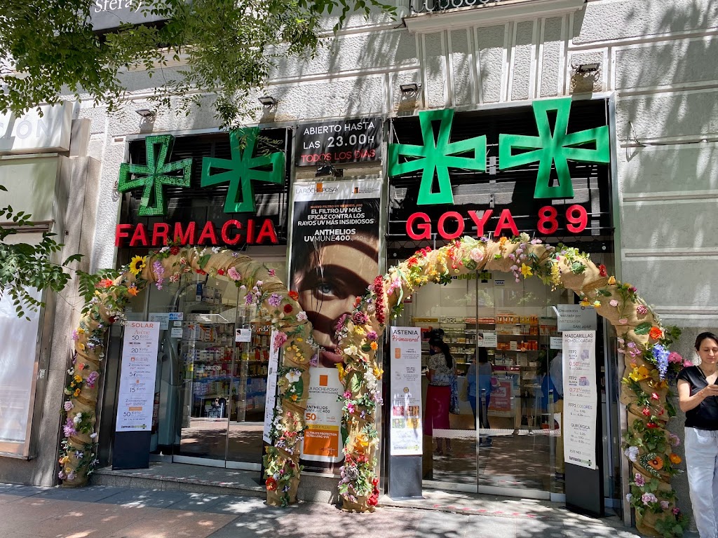 Farmacia Goya 89 Abierto hasta las 23h