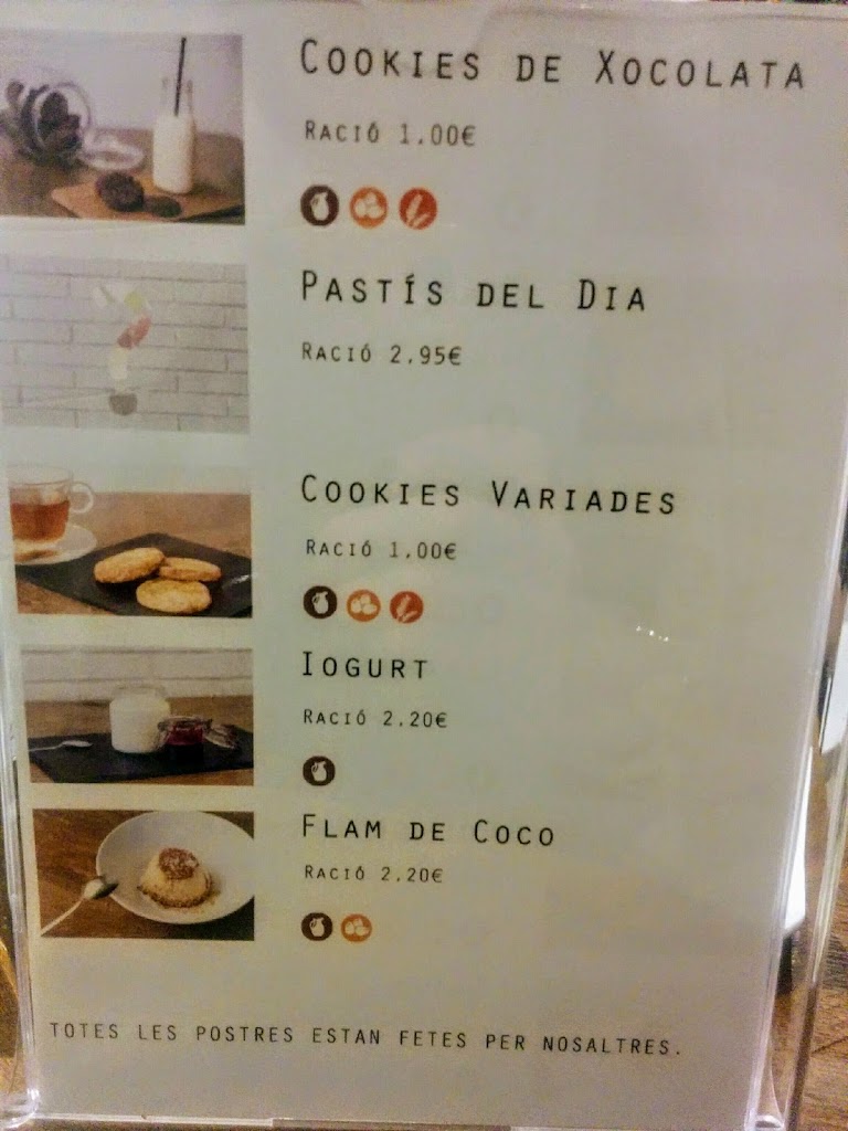 Cafeteria Roslena — Carta