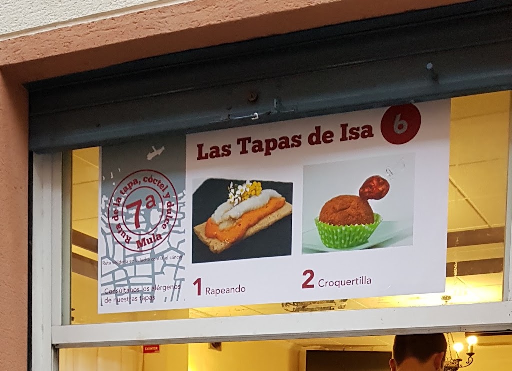 Bar Las Tapas de Isa — Carta