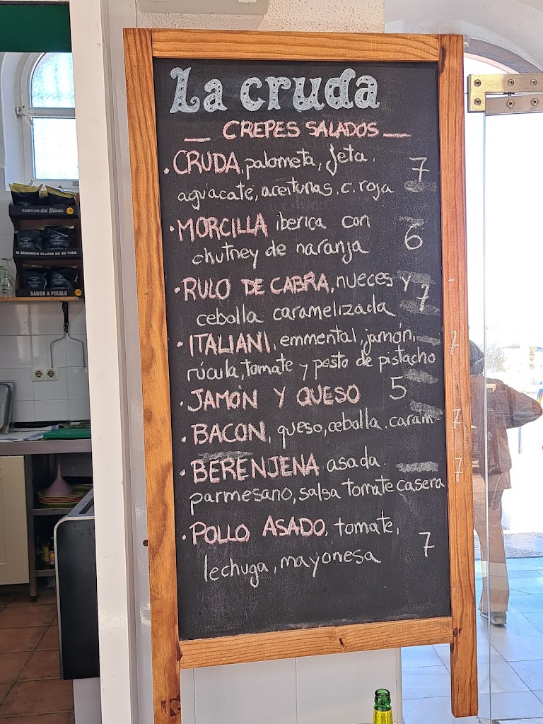 La cruda — Carta