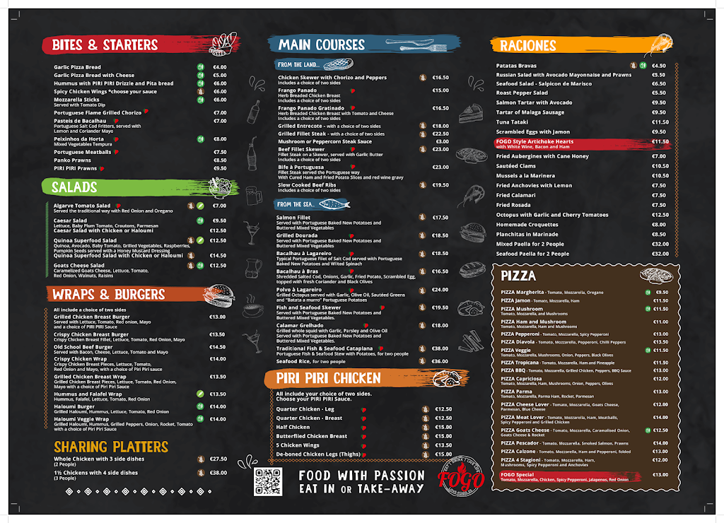 FOGO Restaurant Fuengirola — Carta