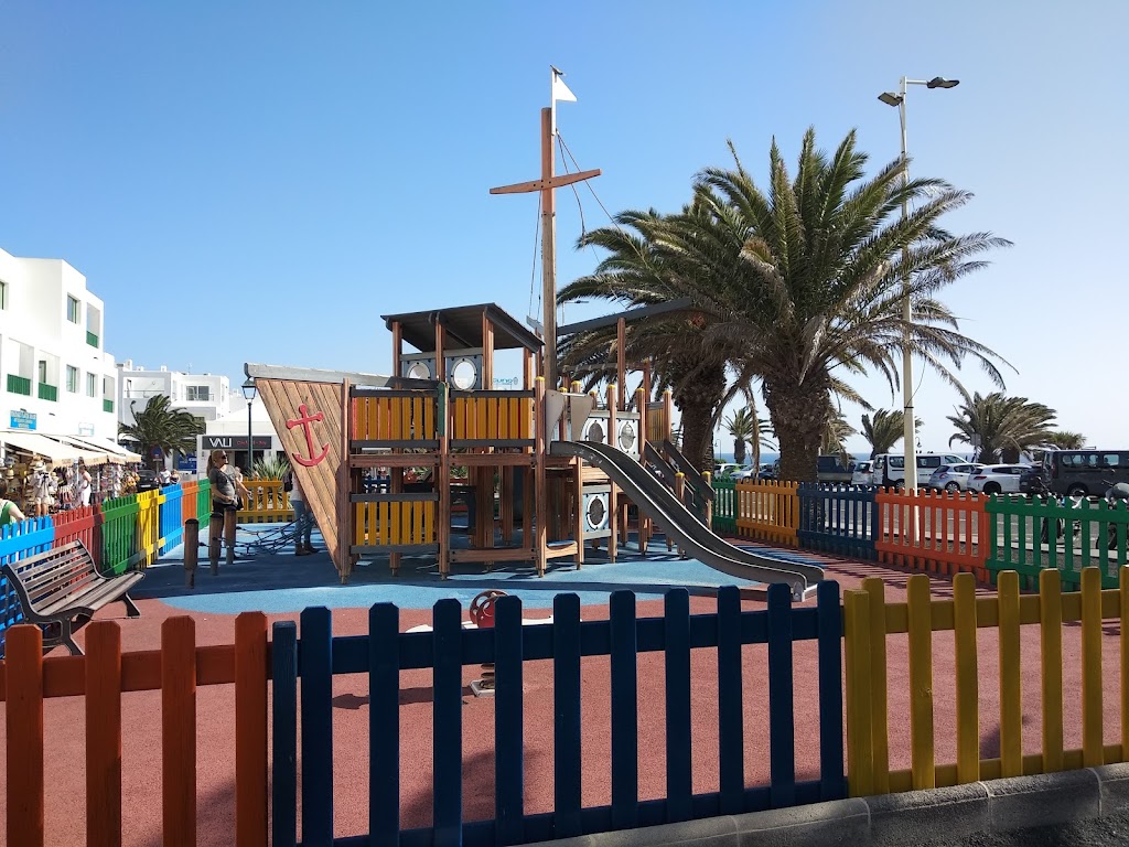 Parque infantil, barco pirata