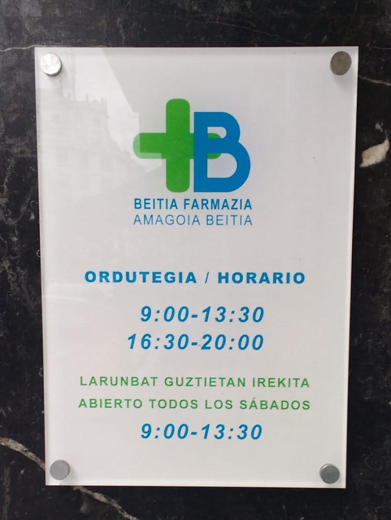 Farmacia Amagoia Beitia — Del propietario