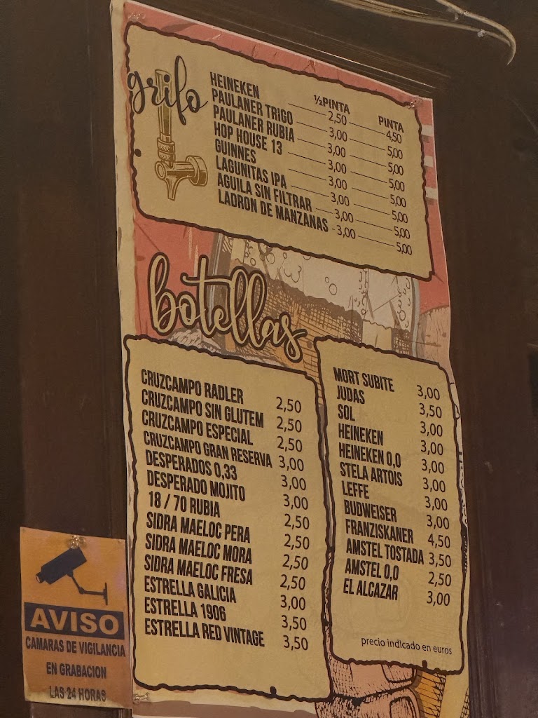 O'Donoghue's — Carta