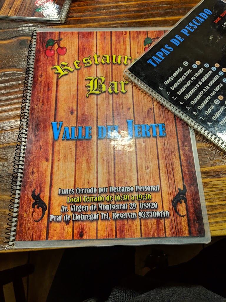 El Valle del Jerte — Carta