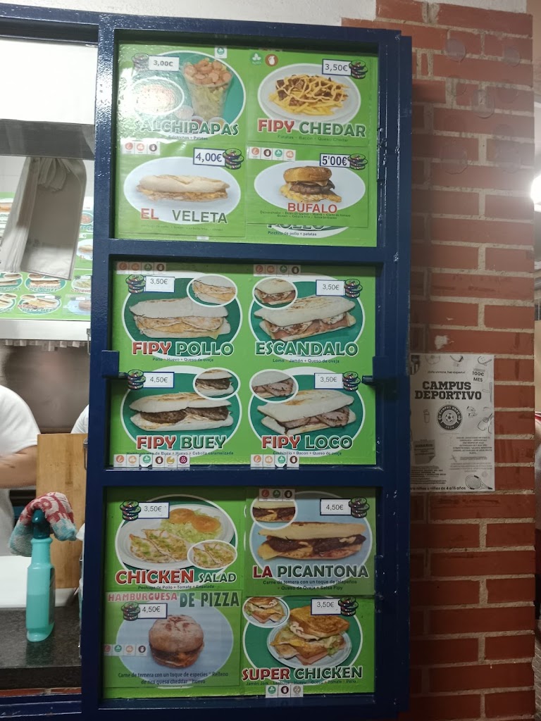 Burguer Fipy — Carta